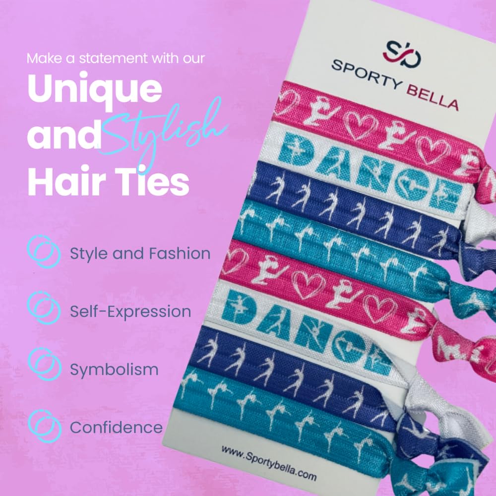 Sportybella multiple ties laid flat showing variety and durable construction