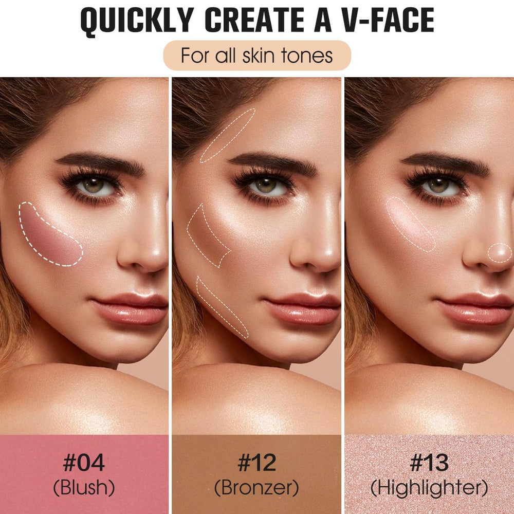 SPRINGSKY makeup brushes close-up highlighting bristles and ease of blending on skin