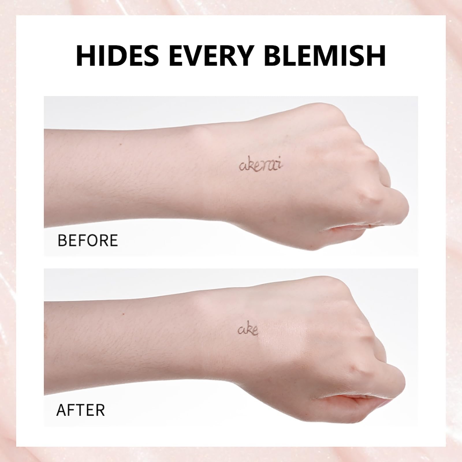 SPRINGSKY model applying glotion to cheek for natural luminous benefit