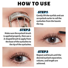 SPRINGSKY mascara texture swirl demonstrating smooth, buildable formula for long wear