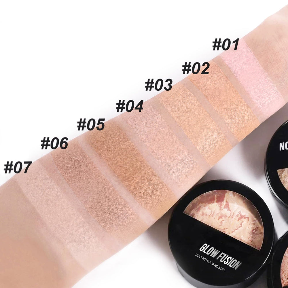 SPRINGSKY shade swatches on arm illustrating Light Beige match and natural balance