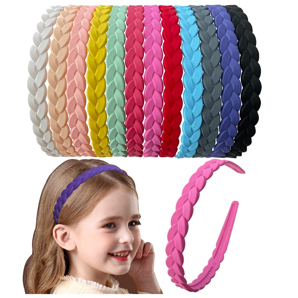 Springtime front packaging showing 12 colorful headbands and easy selection