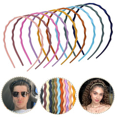 Springtime side profile of headband worn showing slim 5mm width and discreet styling benefit