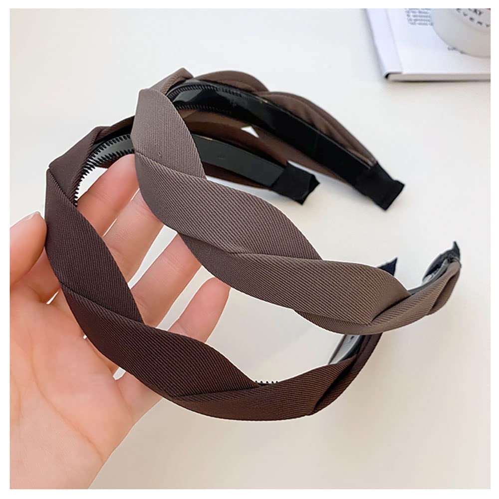 Springtime headband worn on short hair showing comfortable stylish hold