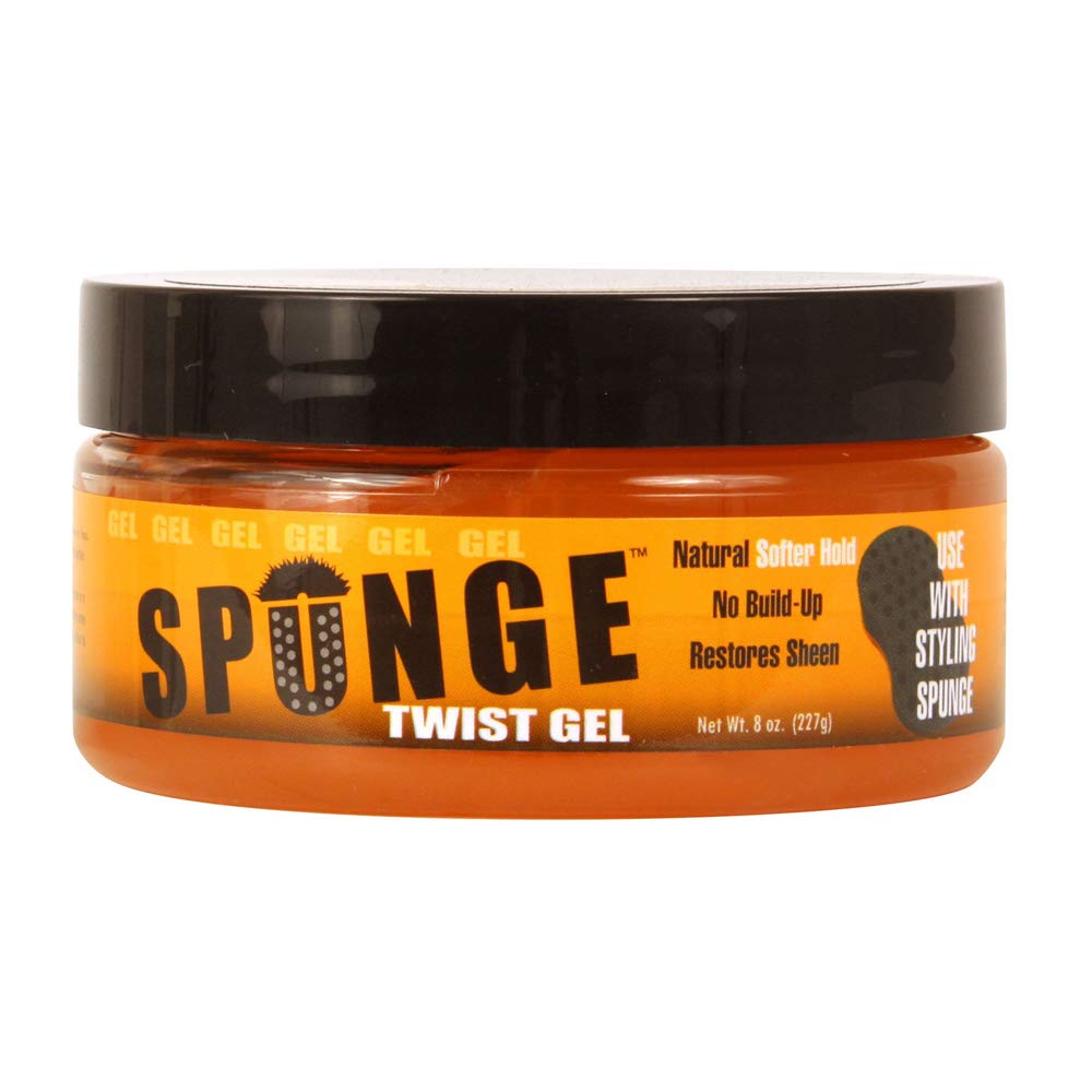 Spunge jar front view showing label and 8oz size, highlighting strong hold