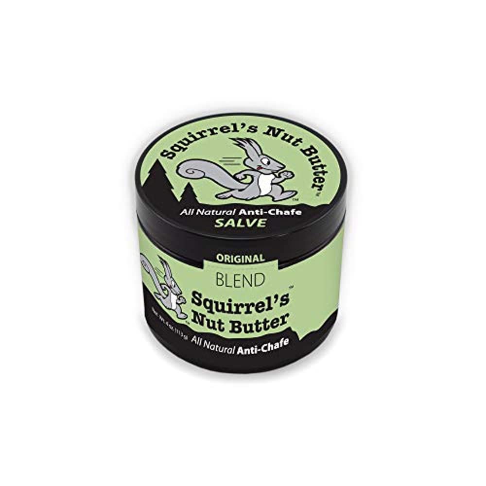 Squirrel's Nut Butter front tub showing product and durable packaging benefit