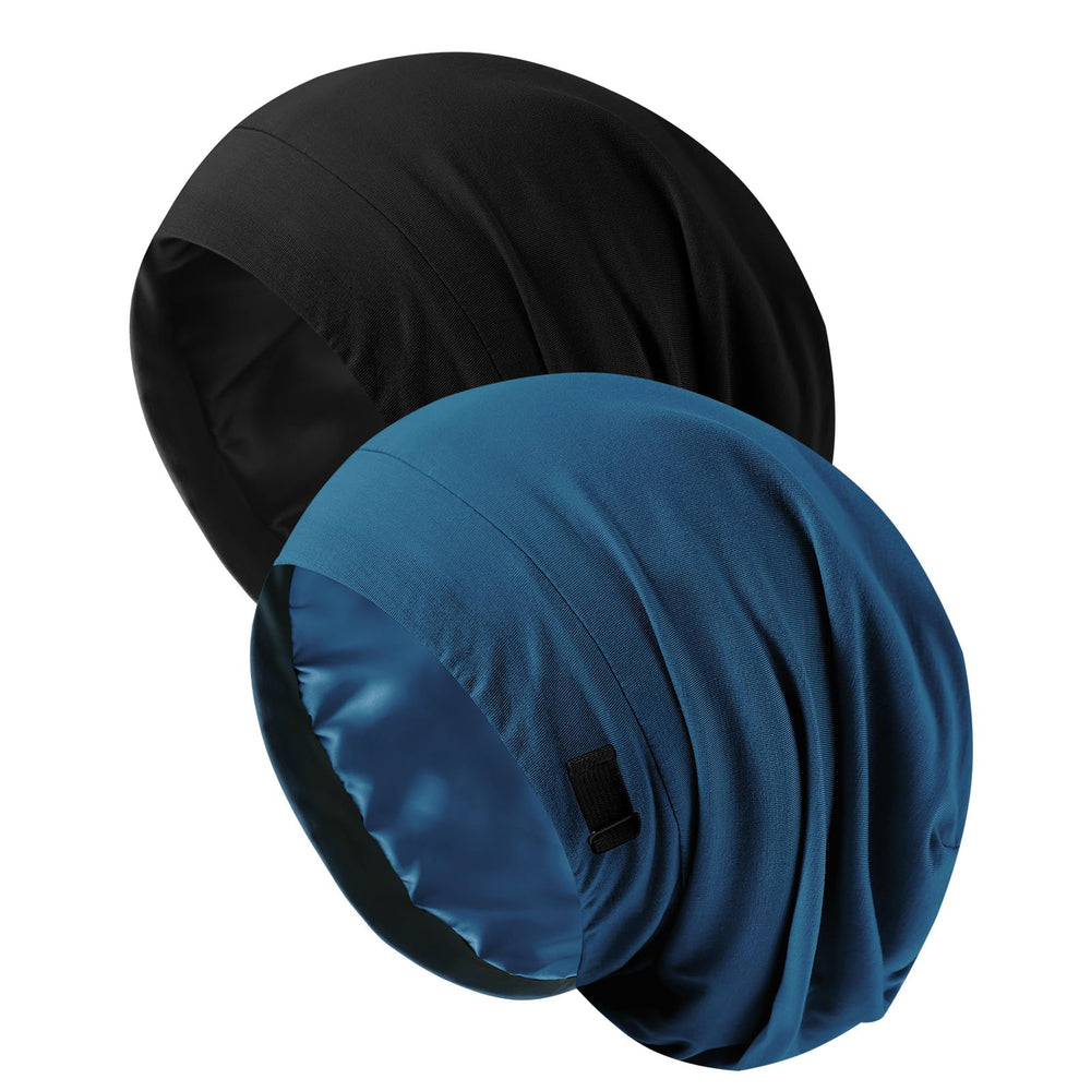 Srevela front view of two-pack bonnets showing color and packaging benefit: easy rotation