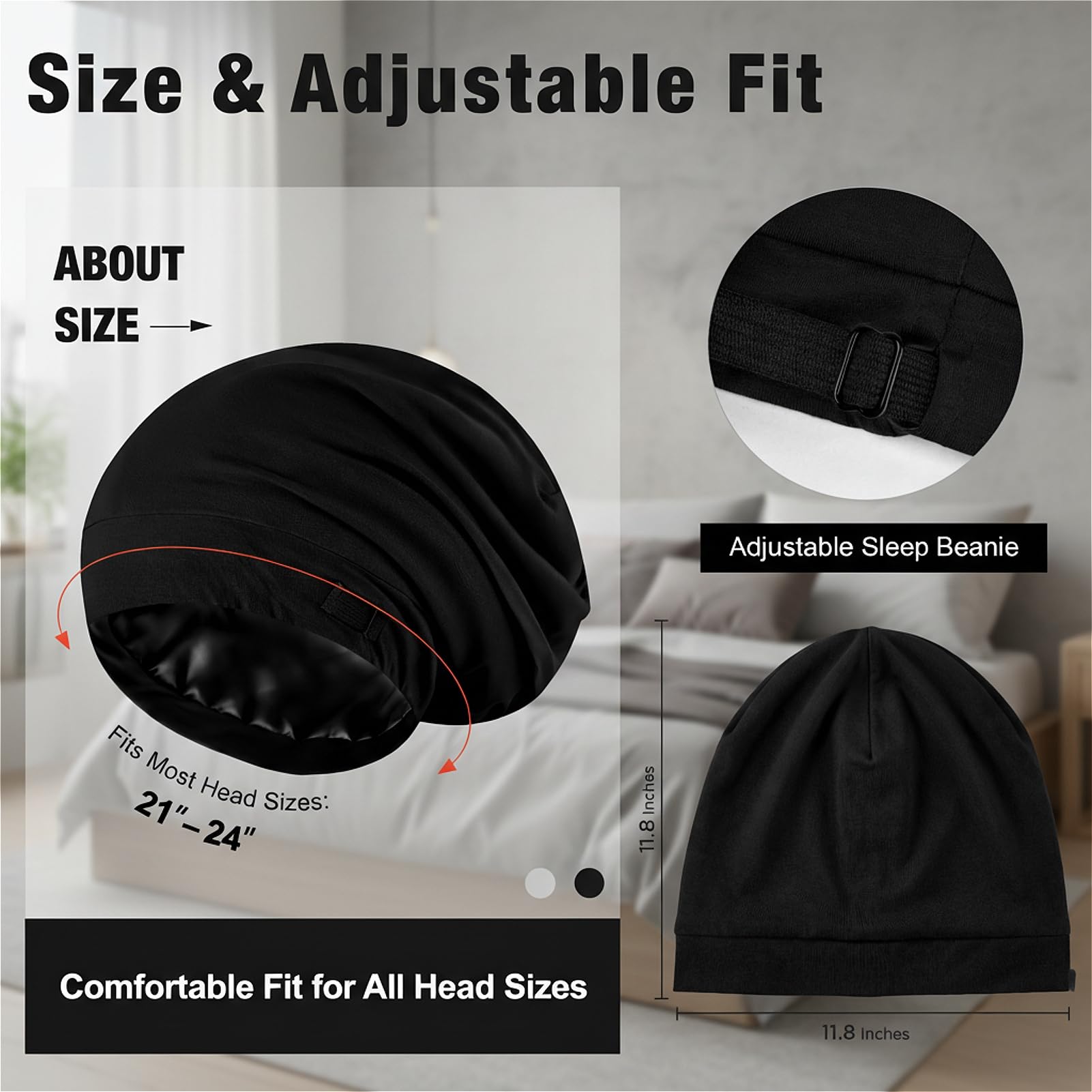 Srevela bonnet packed for travel showing portability and easy storage benefit