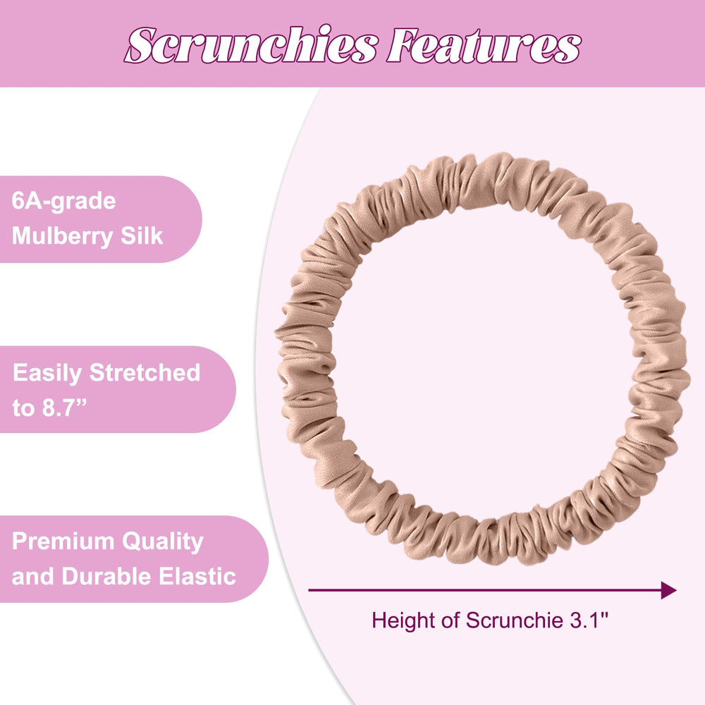 Srevela scrunchie worn on wrist demonstrating compact carrying and convenient storage benefit