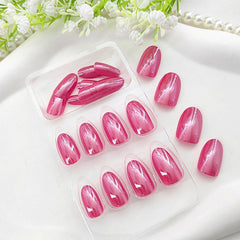SRIMNUYY close-up glossy nail surface highlighting chrome shine and durable finish