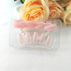SRIMNUYY close-up of glossy white-to-pink gradient surface, smooth durable finish