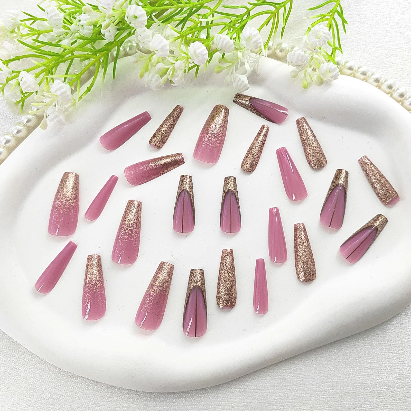 SRIMNUYY nails worn in party setting showcasing glamorous look for events