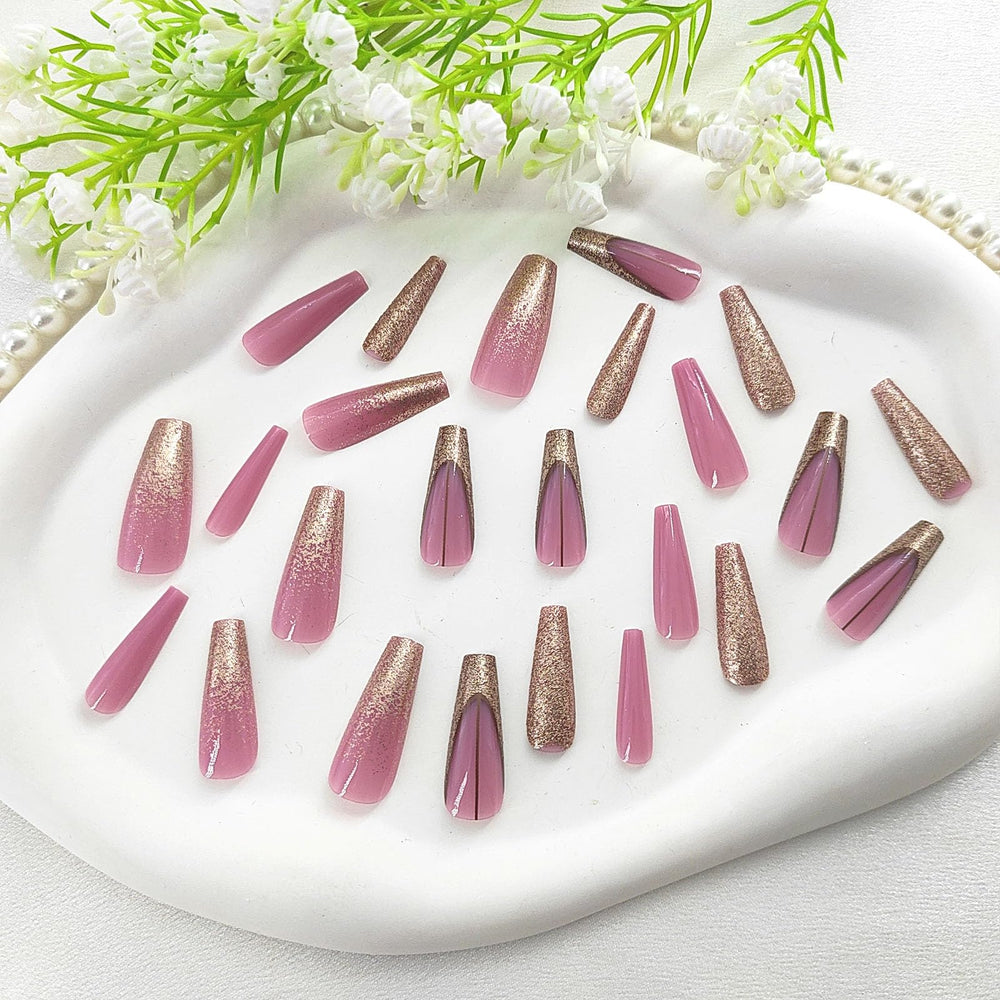 SRIMNUYY nails worn in party setting showcasing glamorous look for events