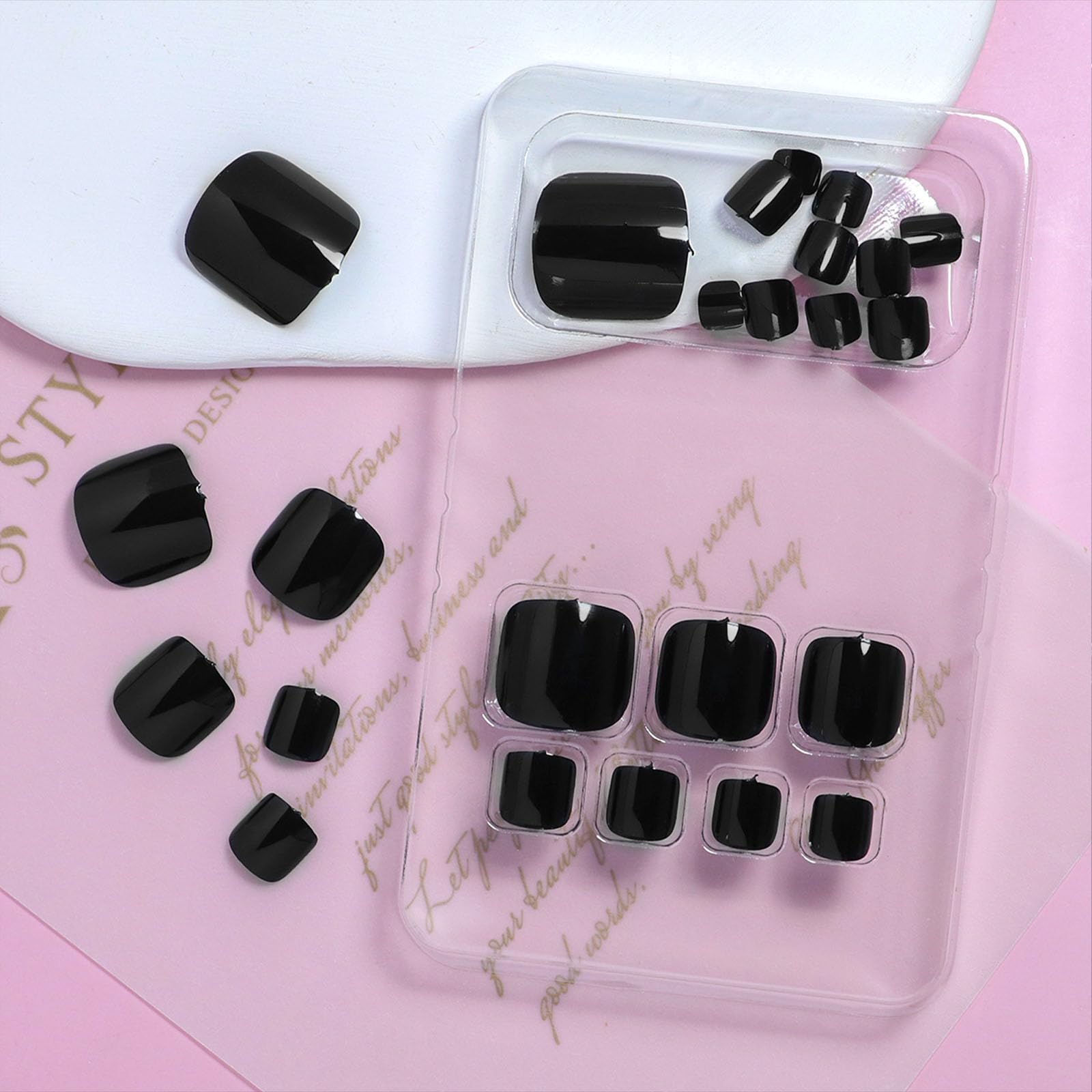 SRIMNUYY mini file and wooden stick included for shaping and prepping nails