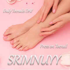SRIMNUYY toe nail next to ruler for scale and correct fit guidance