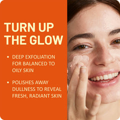 St. Ives walnut shell particles detail highlighting natural exfoliation