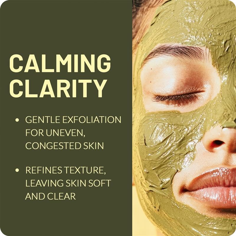 St. Ives bamboo and green tea ingredients flatlay highlighting natural extracts