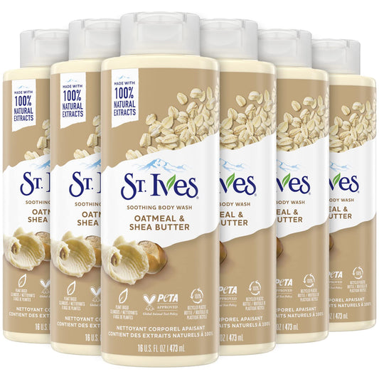 St. Ives front bottle showing label and calming design for hydration