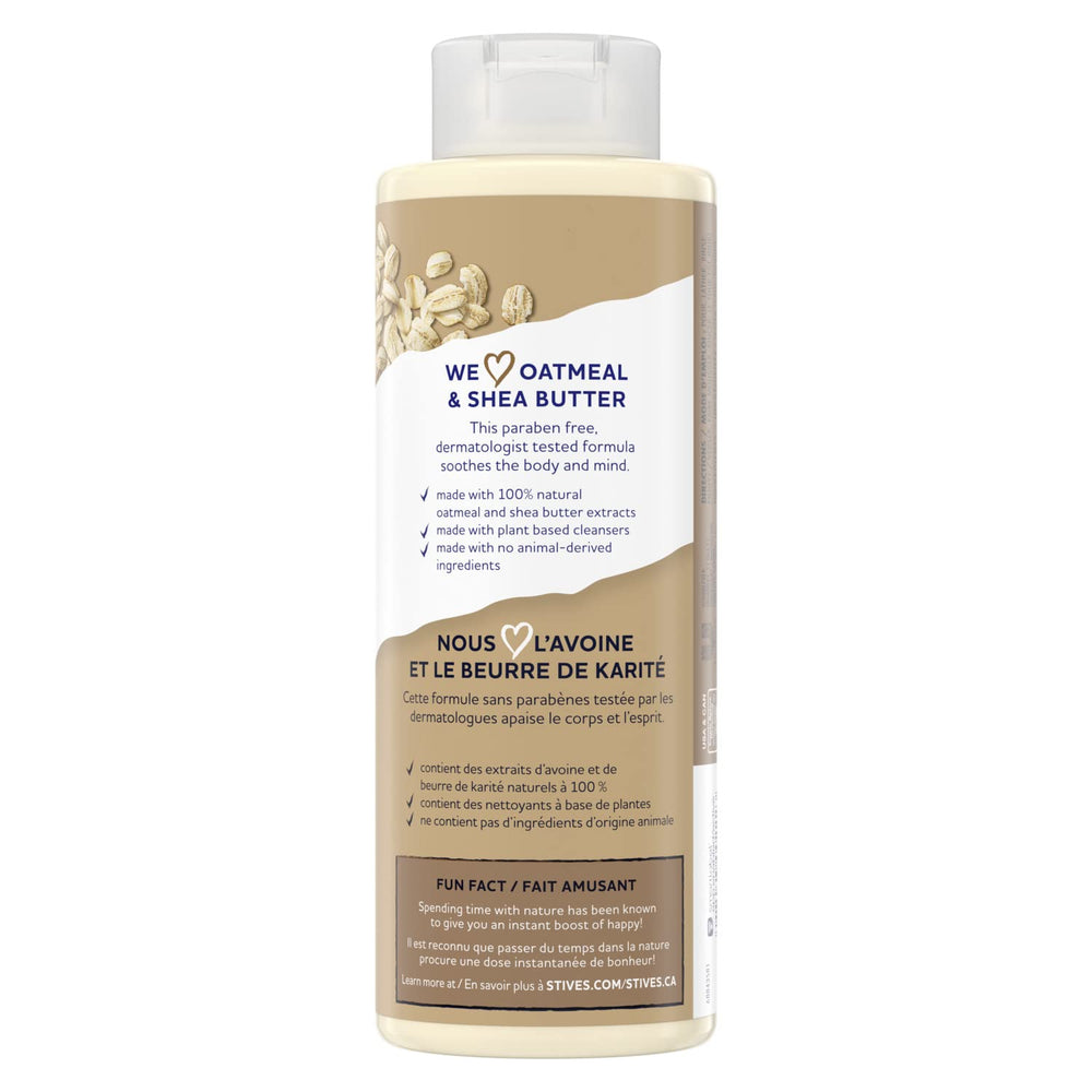 St. Ives pump dispensing creamy body wash for easy use