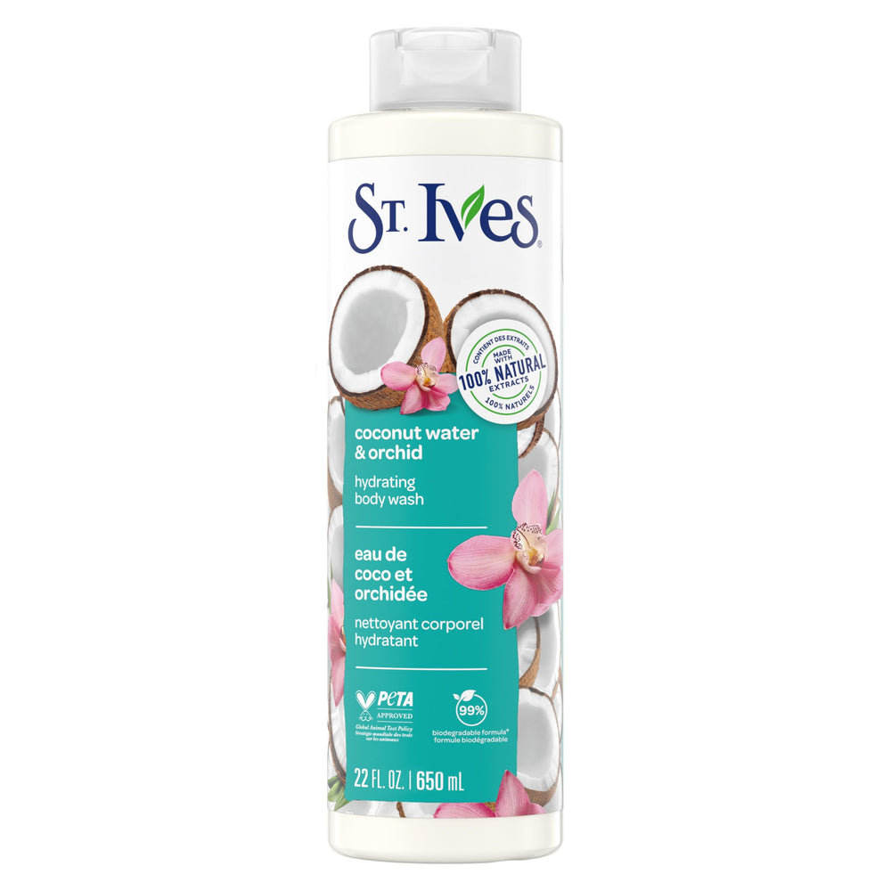 St. Ives front packaging showing bottle and branding for easy recognition