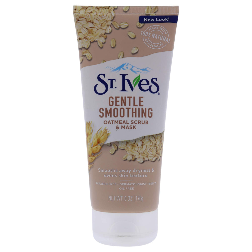 st. ives front jar showing oatmeal scrub for smooth skin