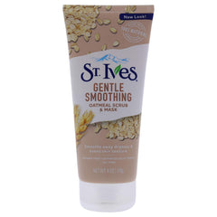st. ives front jar showing oatmeal scrub for smooth skin