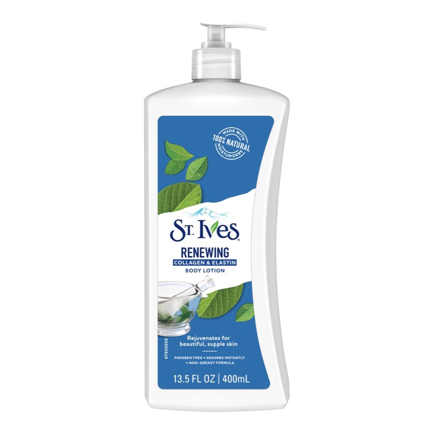 St. Ives front packaging displaying product benefits and brand