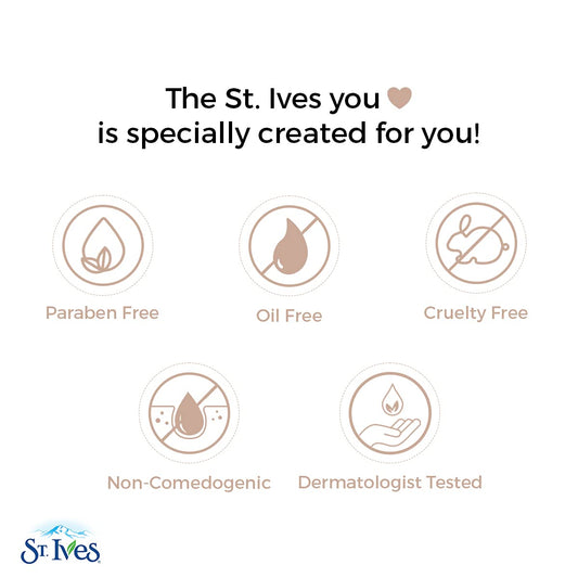 st. ives open jar texture view demonstrating creamy exfoliation