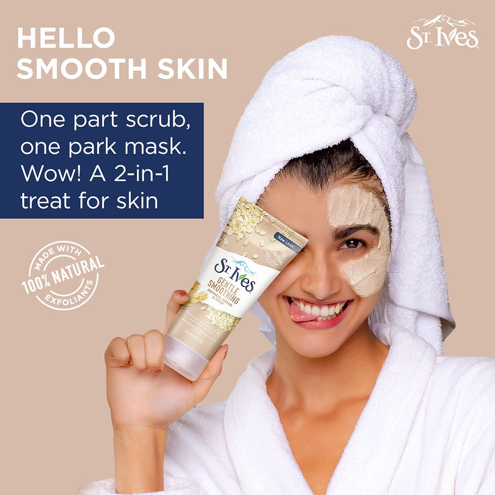 st. ives jar on bathroom shelf suggesting daily skincare routine