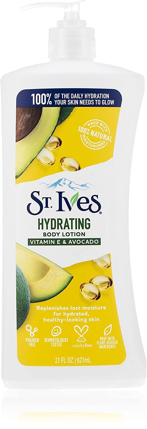 St. Ives recycling badge on packaging emphasizing eco-conscious benefit