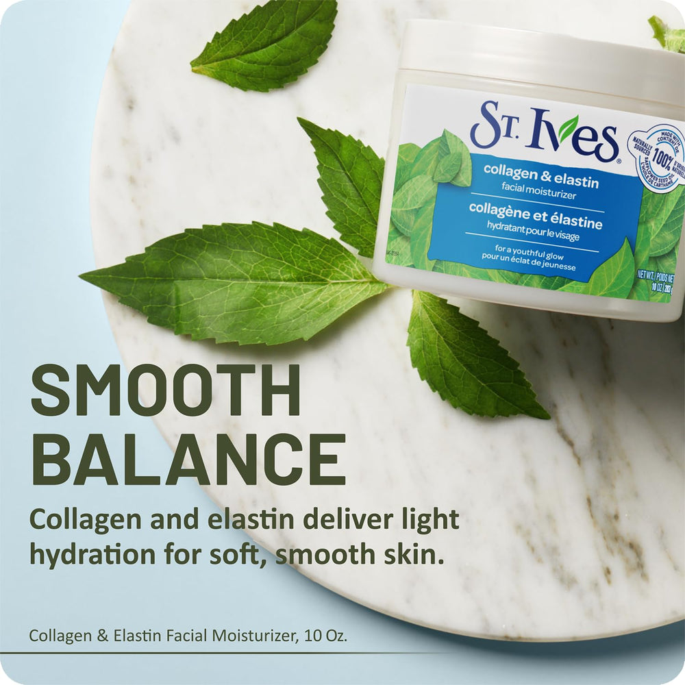 St. Ives safflower seed oil ingredient shot showing natural hydration