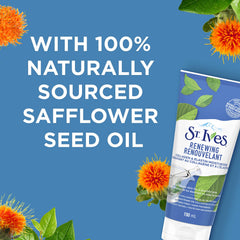 St. Ives 150mL tube held next to hand to show true product scale
