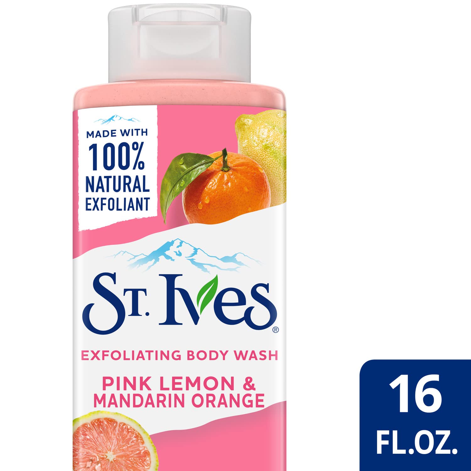 St. Ives walnut shell powder close-up showing natural exfoliant for polished skin