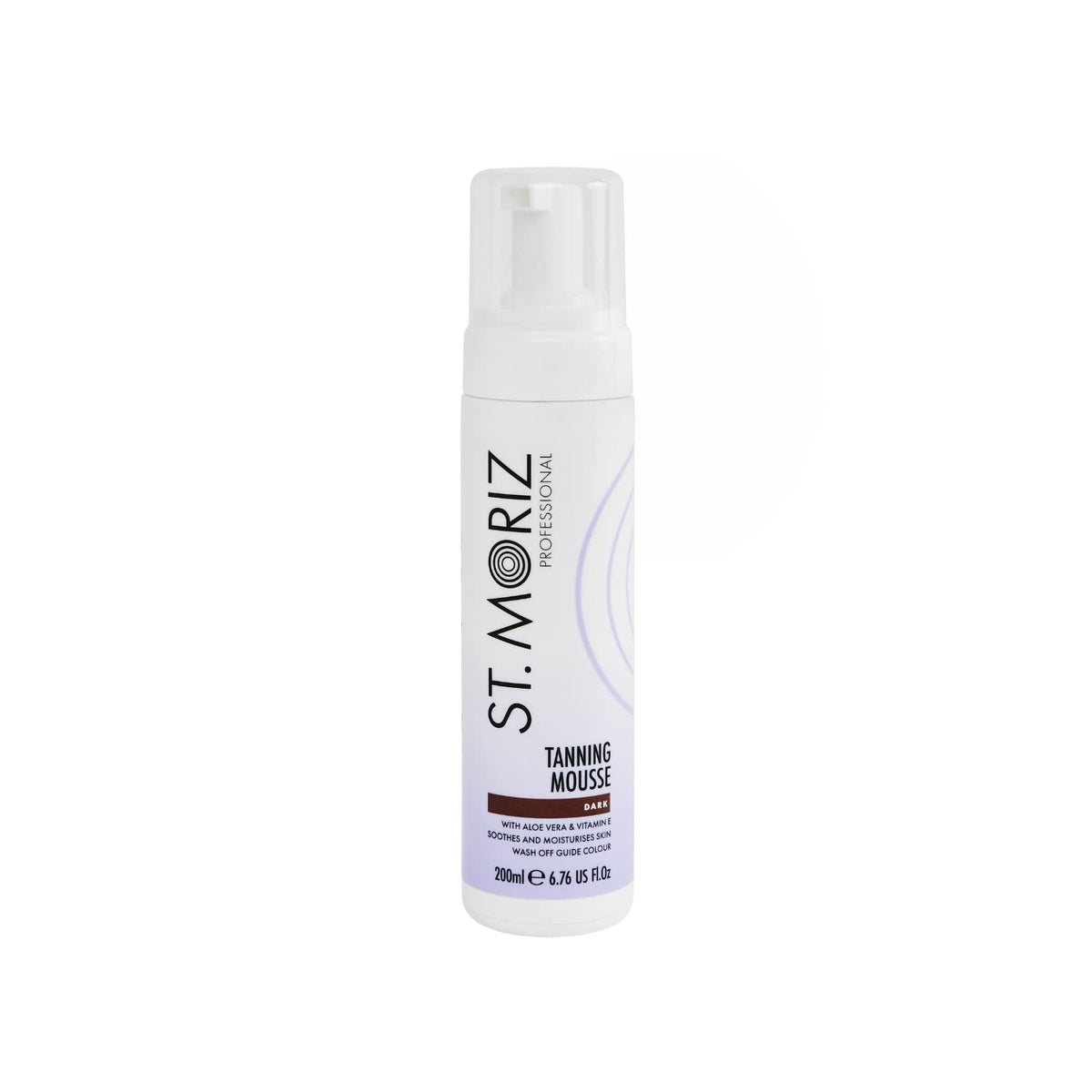 ST. MORIZ front packaging displaying deep dark mousse benefit: rich guide colour