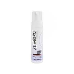 ST. MORIZ front packaging displaying deep dark mousse benefit: rich guide colour