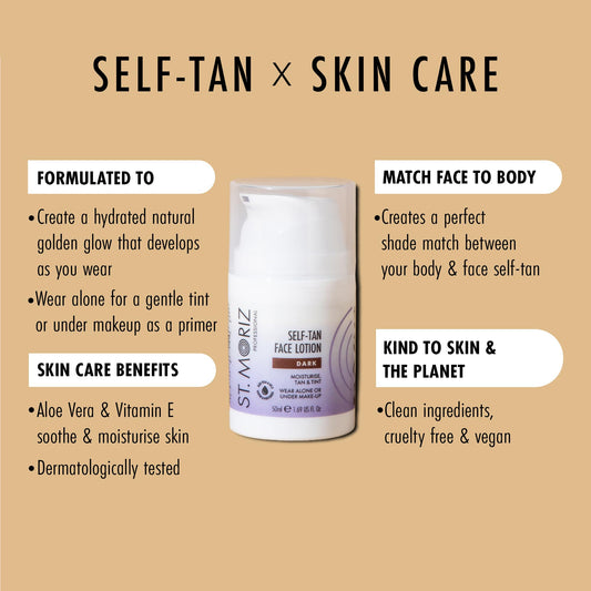 ST. MORIZ lotion texture close-up displaying silky, fast-absorbing finish and hydration