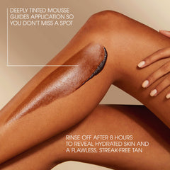 St.Tropez label detail highlighting Tri-Tan Technology and clean formula