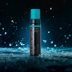st.tropez mousse texture close-up illustrating lightweight, quick-dry formula benefit