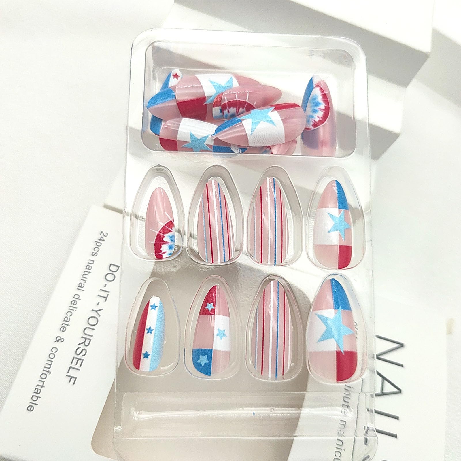 STADWWK included jelly glue, file and wooden stick for easy at-home application