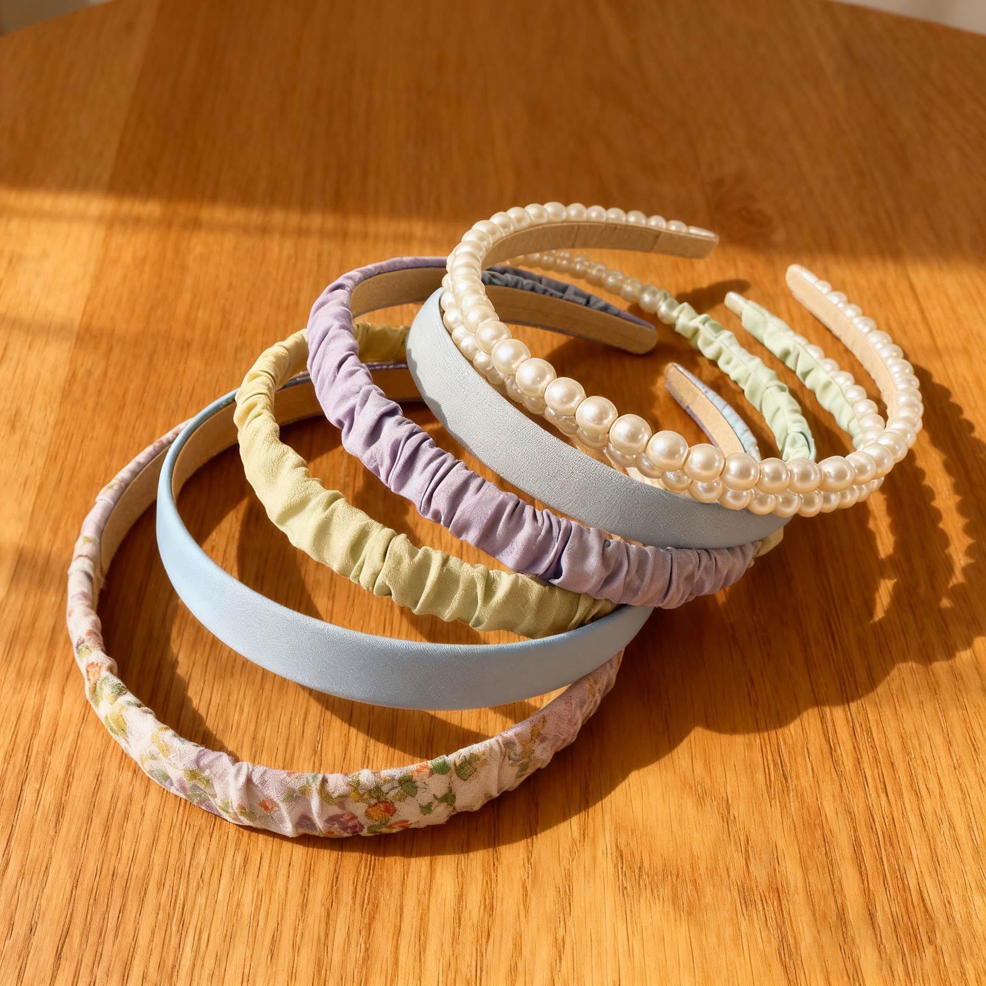 STANETCO headband on model demonstrating comfortable fit and polished everyday style