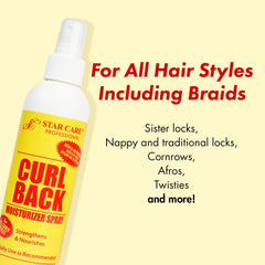 STAR CARE fine mist spray close-up delivering even hydration