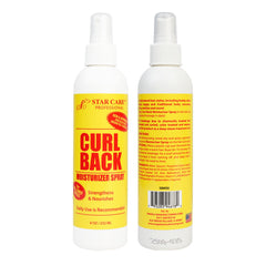 STAR CARE 8oz bottle beside common items to show travel-friendly size