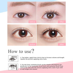 STARRY SKY lifestyle model wearing mascara showcasing long-lasting wearable look