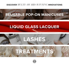 Static Nails glue drop texture demonstrating smooth consistency and strong bonding