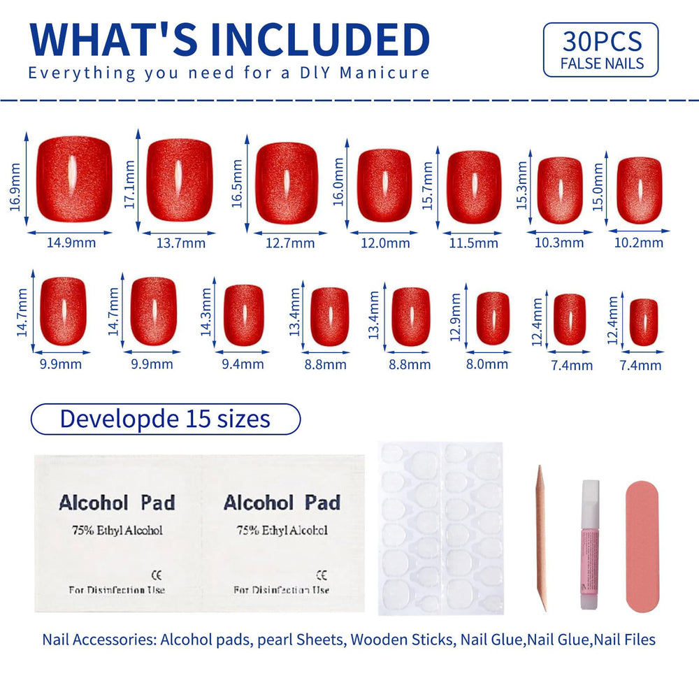 Stbisen application kit with glue, sticky tabs, file and stick for easy use