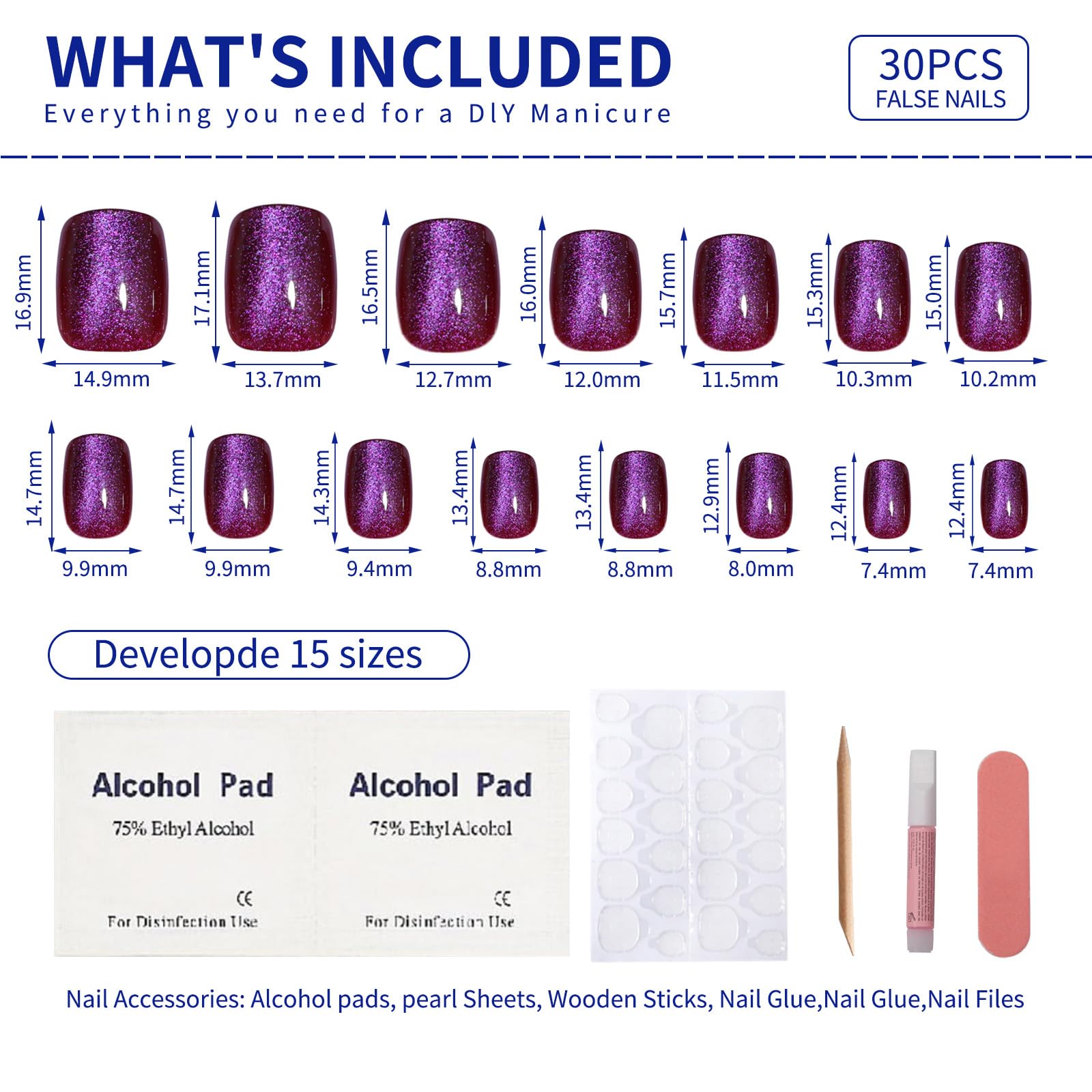 Stbisen application tools laid out for easy at-home manicure convenience