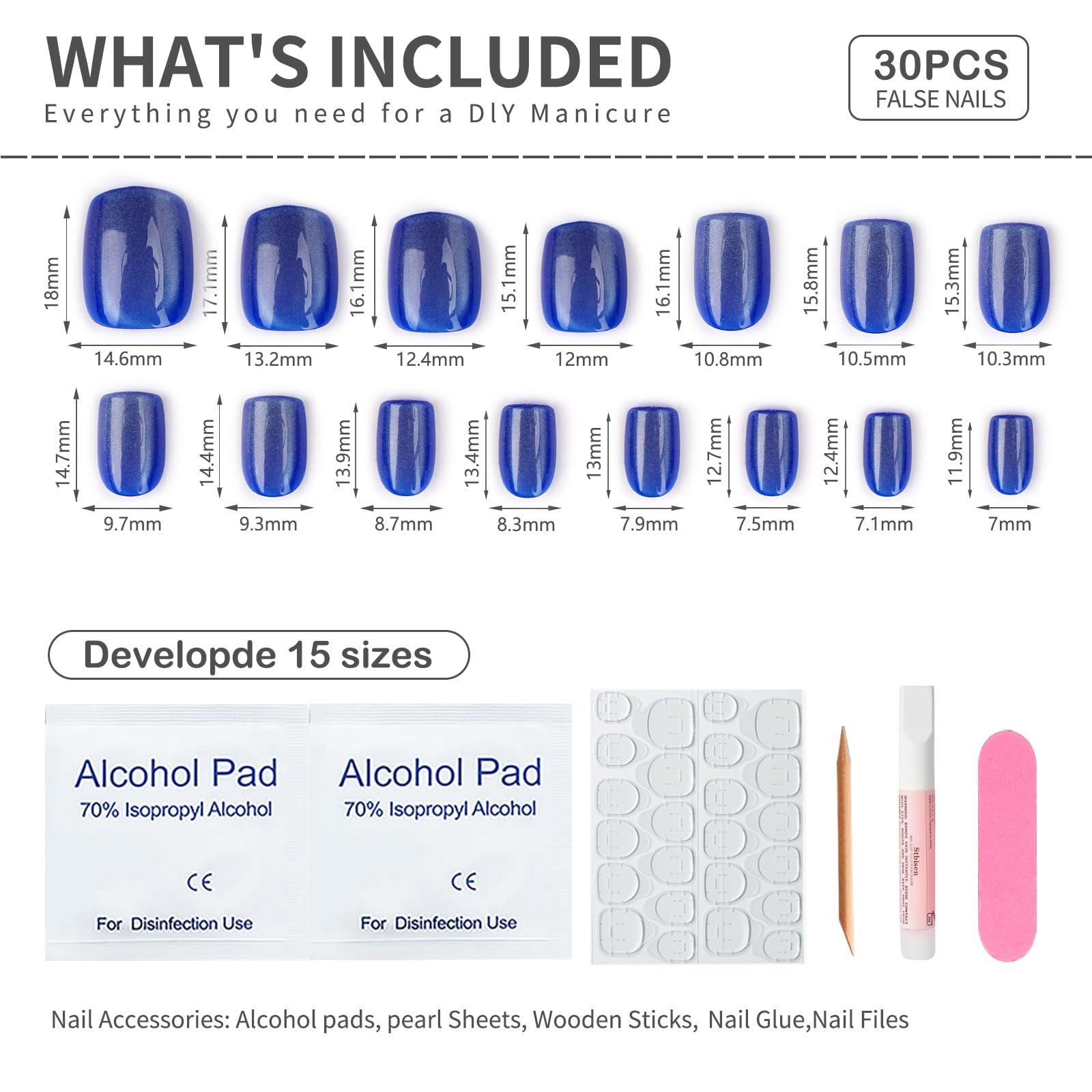 Stbisen application tools laid out showing included glue and prep pads
