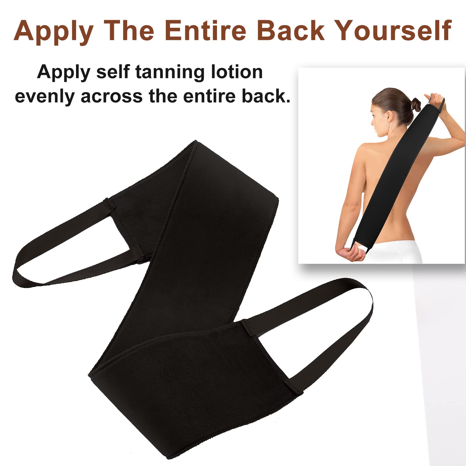STEUGO applicator in use demonstrating easy self-application of back lotion