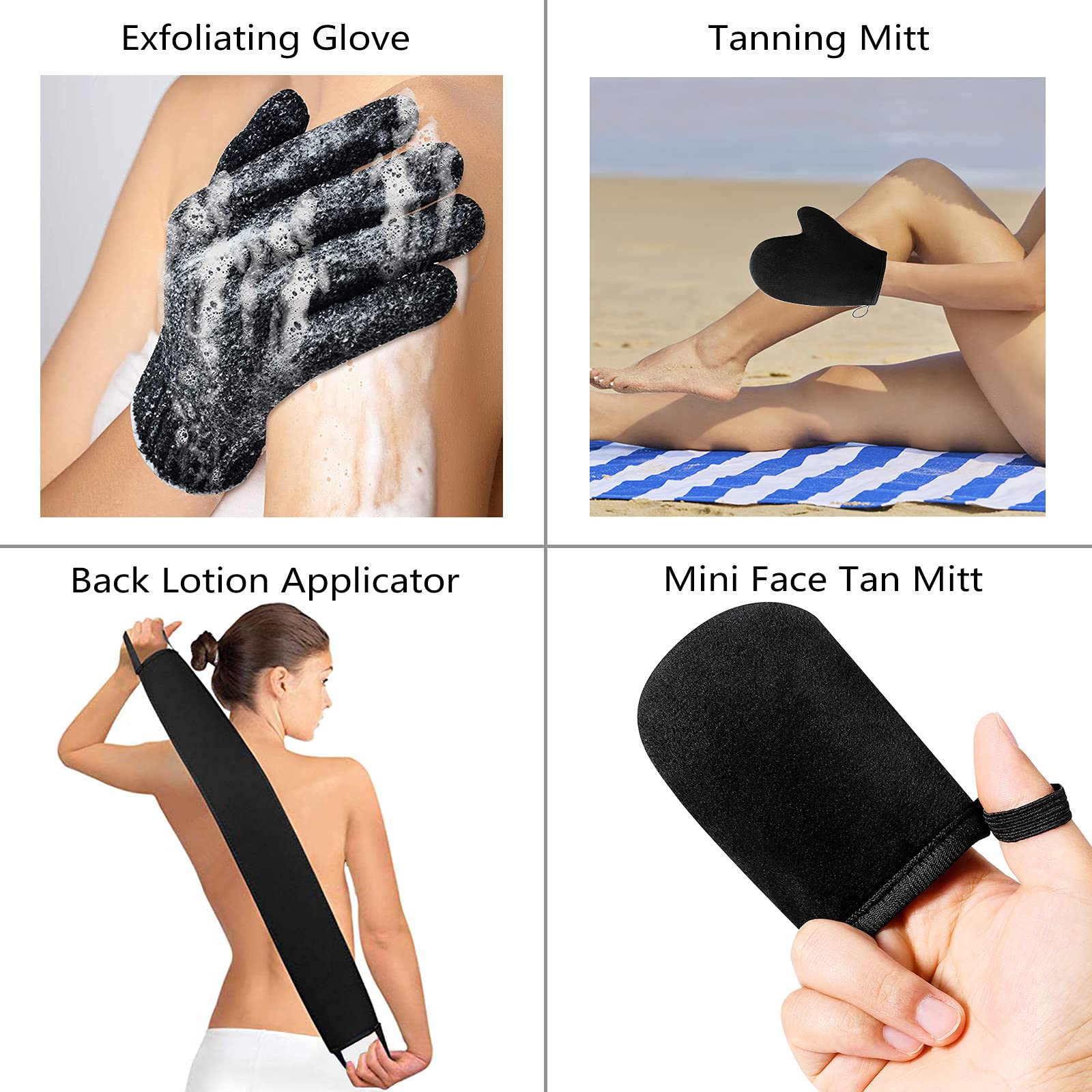 STEUGO exfoliating glove texture close-up removes dead skin for better absorption