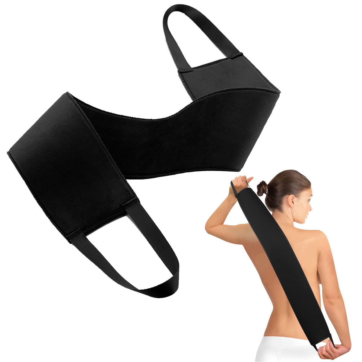 STEUGO front view applicator showing full strap and handles for even coverage